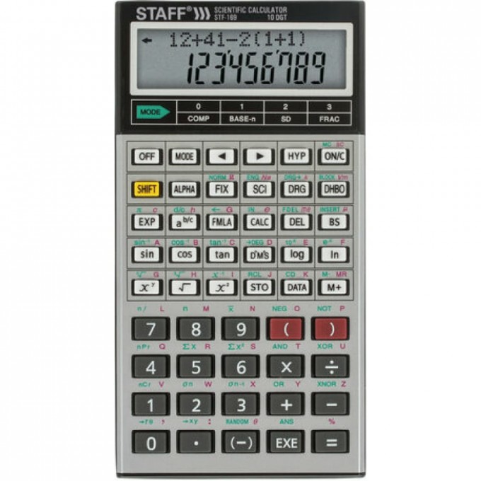 Двухстрочный инженерный калькулятор STAFF STF-169 250138