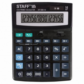Настольный калькулятор STAFF STF-888-16